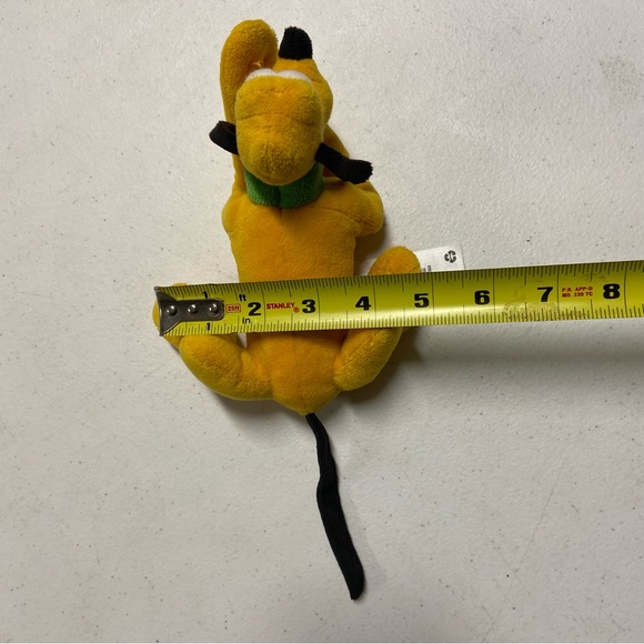 Disney Store Mickey Mouse Funhouse Pluto 8" Pray Plush Stuffed Little Dog Yellow - Picture 6 of 8